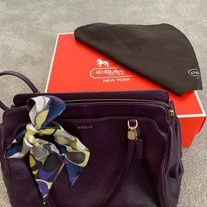 Coach Purse with dust bag and original box